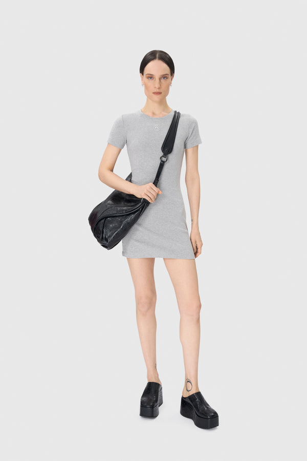 Organic Cotton Rib T-shirt Dress