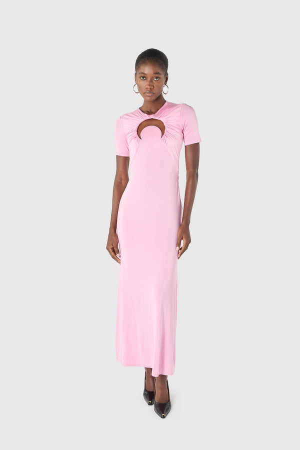 Moon gathered long dress