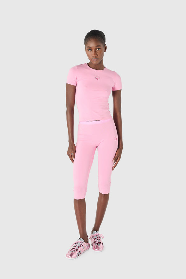 PEARL LOGO JERSEY CAPRI