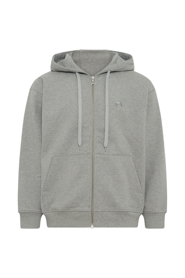 Moon Logo Fleece Zipped Hoodie