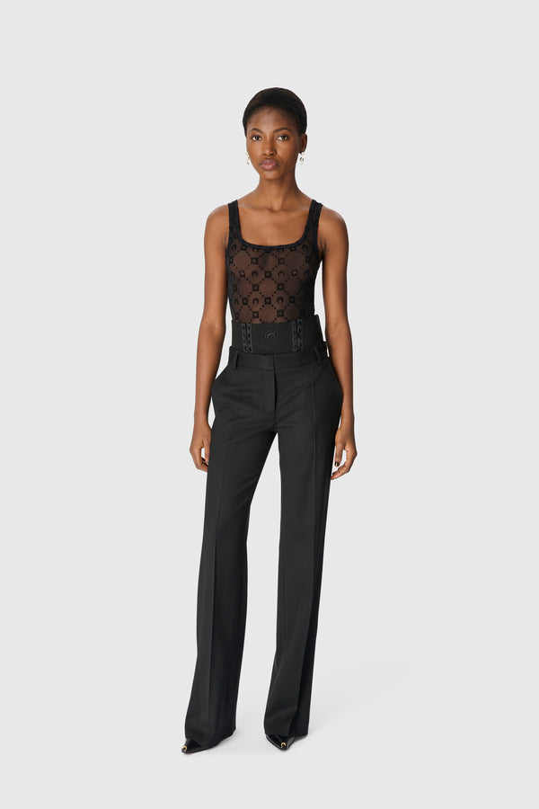 Recycled Mesh Flock Bodysuit