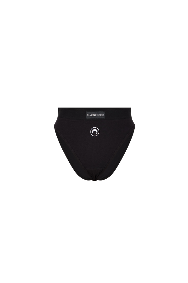 Moon Logo Stretched Jersey High-waist Brief