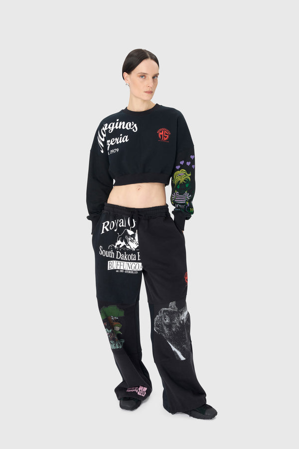 Upcycled Graphic Sweatshirts Sweatpants