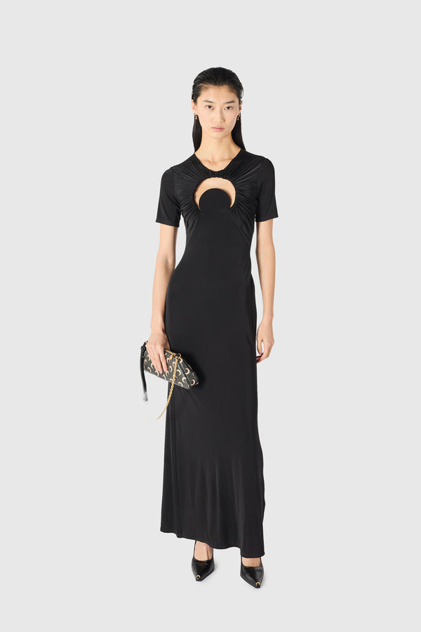 Moon gathered long dress