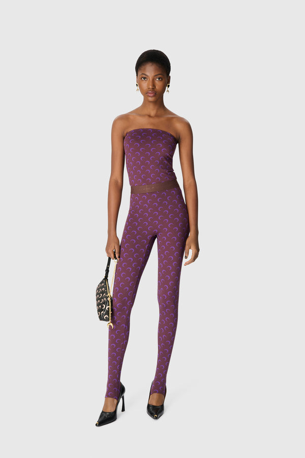 Recycled Moon Jersey Stirrup Leggings