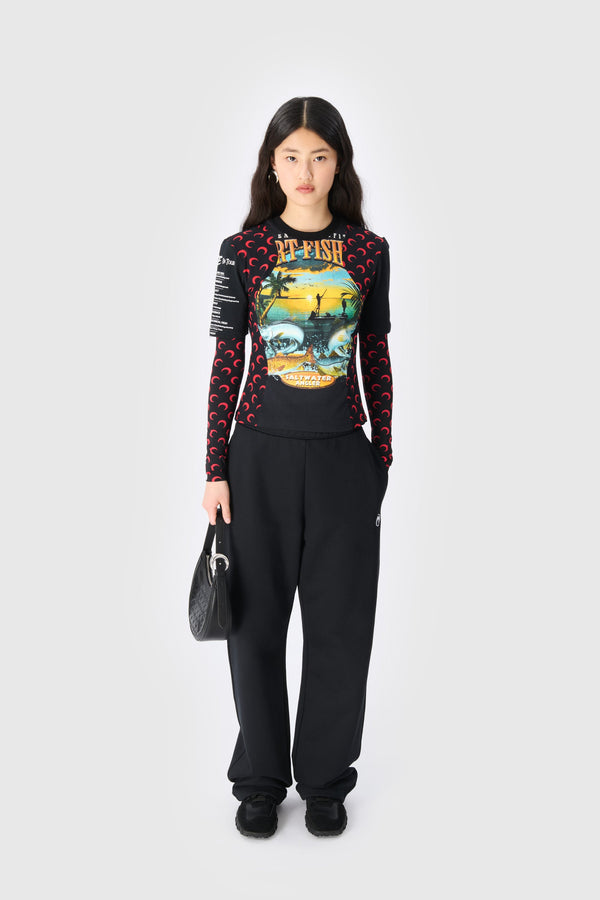 Moon Logo Fleece Sweatpants