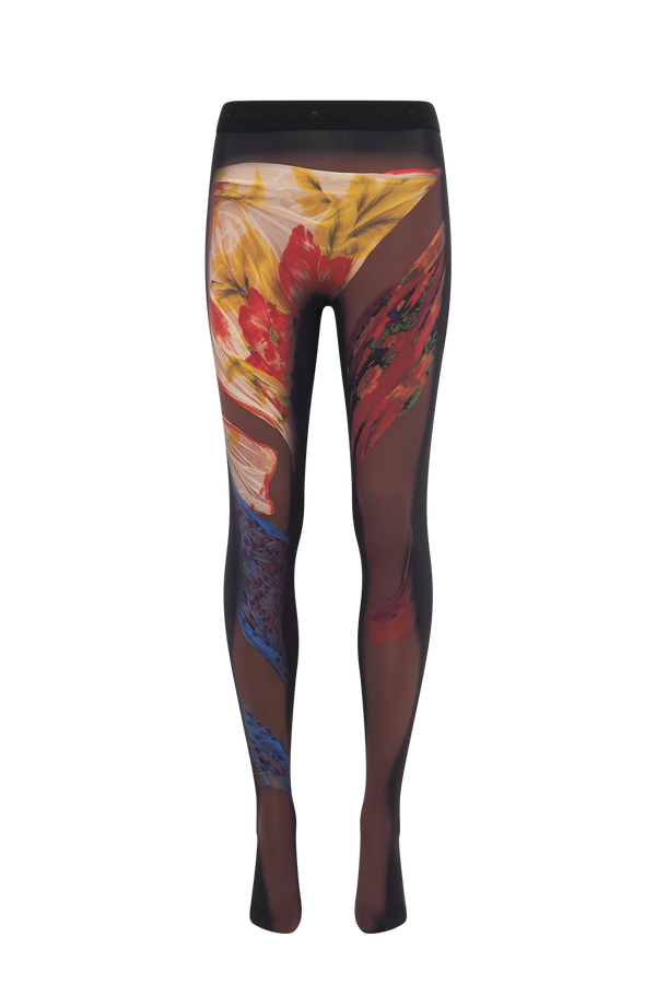 Recycled Draped Statue Jersey Leggings