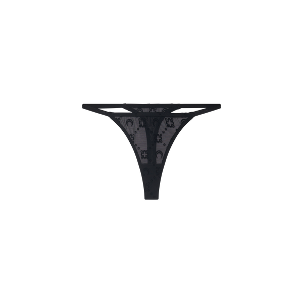 Recycled Mesh Flock Thong