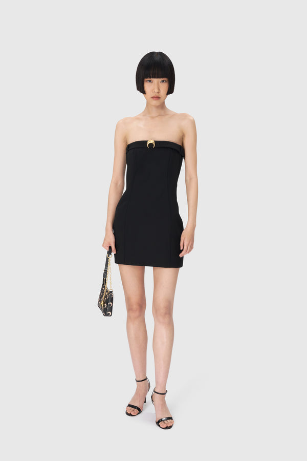 Virgin Wool Twill Mini Dress