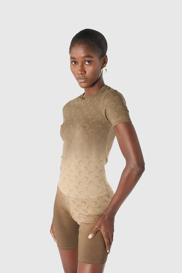 Faded moon baby fit t-shirt