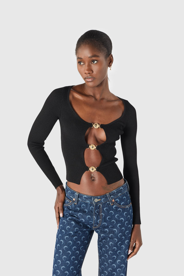 Cut out cardigan
