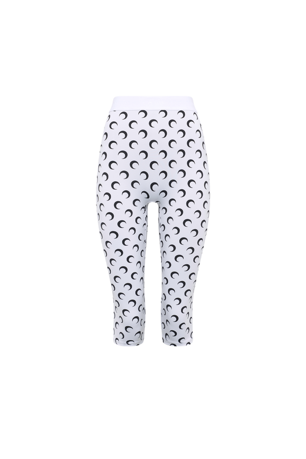 MOON PRINTED JERSEY CAPRI PANTS