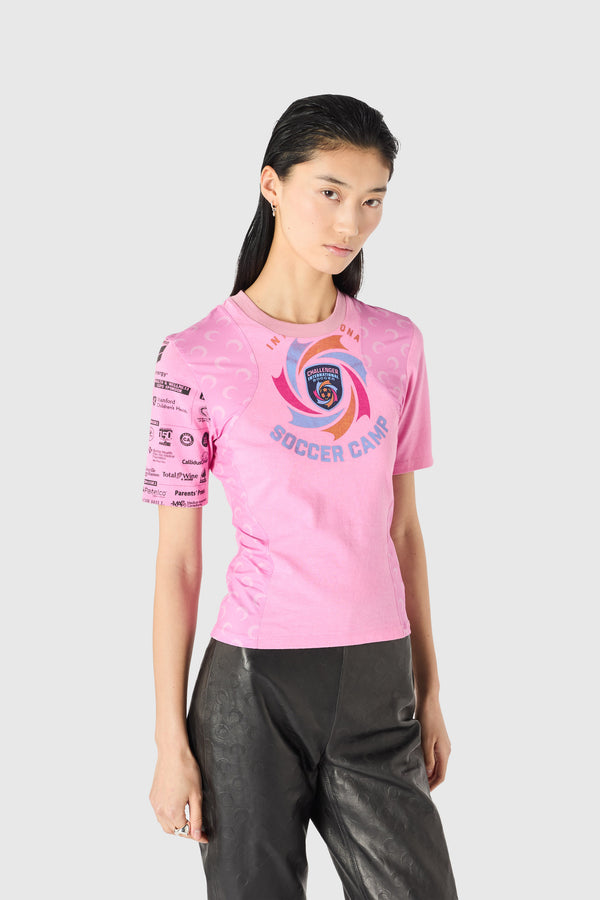 Upcycled jersey baby fit t-shirt