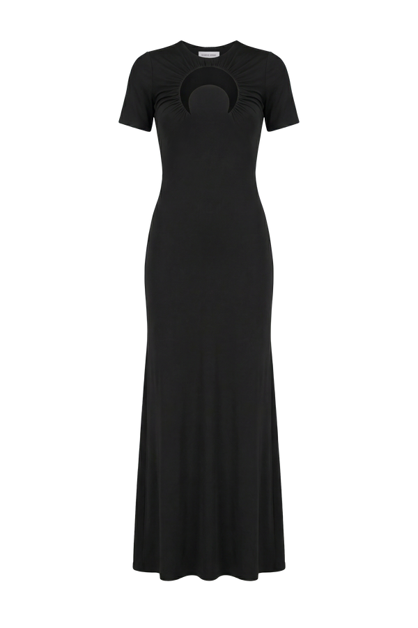 Moon gathered long dress